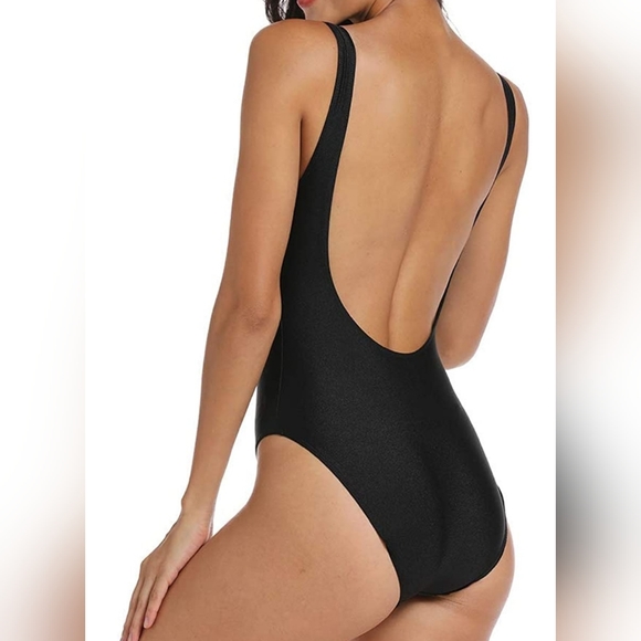 ISLAND VIBES|| One Piece Swimsuit Sz,Medium Color Black - Picture 2 of 8